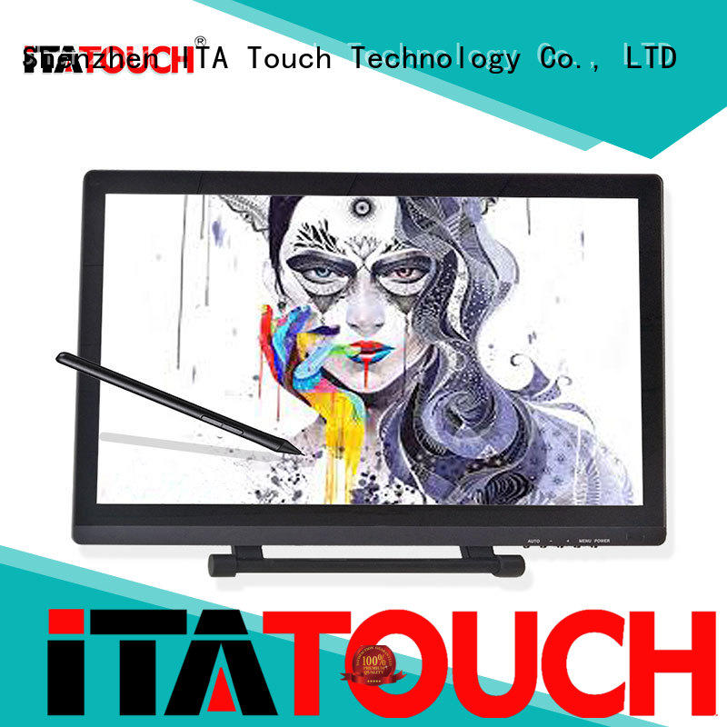 horizontal lift boards touch screen video wall pen ITATOUCH Brand