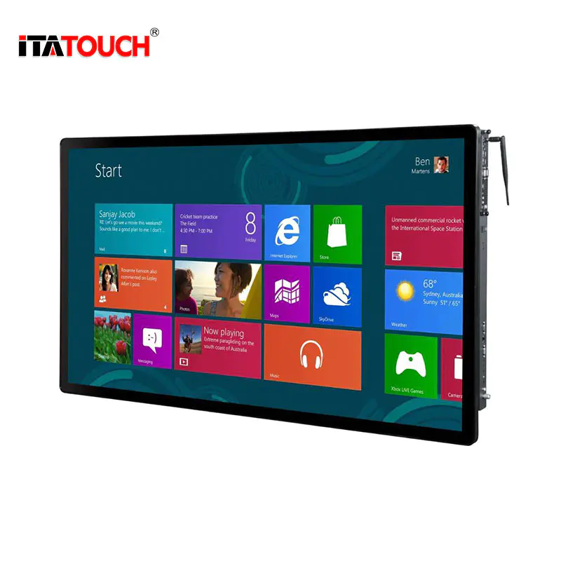 Factory Capacitive Multi Touch Screen Interactive Flat Panel Display