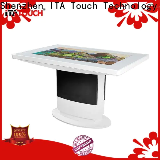 Custom touch screen table for sale coffee supply for education