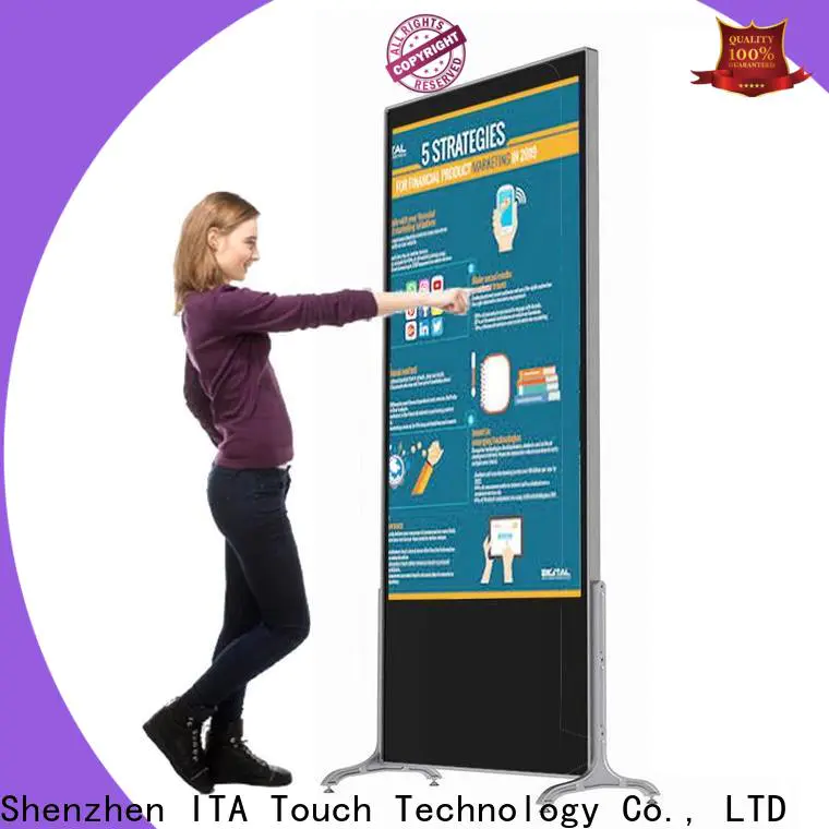 ITATOUCH floor digital advertising display suppliers for government
