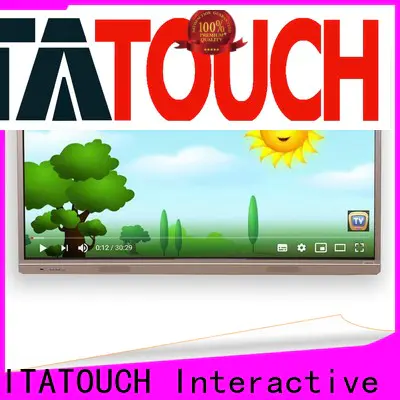 ITATOUCH High-quality large touch screen monitor company for classroom