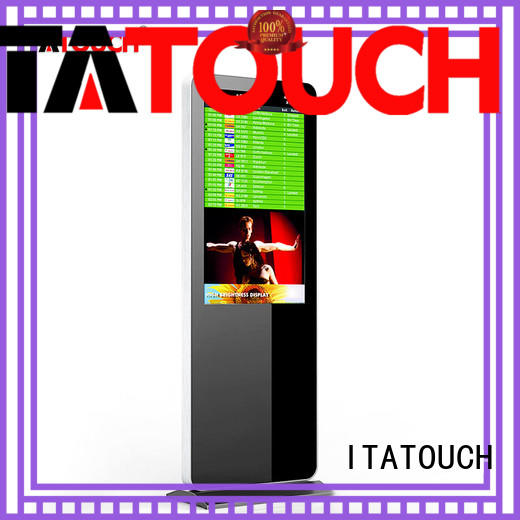 transferring android indoor laser touch screen video wall ITATOUCH