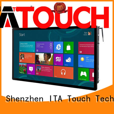 customized waterproof 22inch touch screen video wall pc ITATOUCH