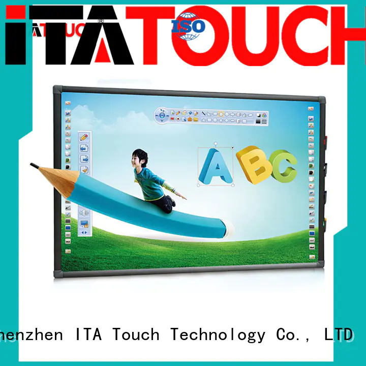 board poster projected OEM touch screen video wall ITATOUCH