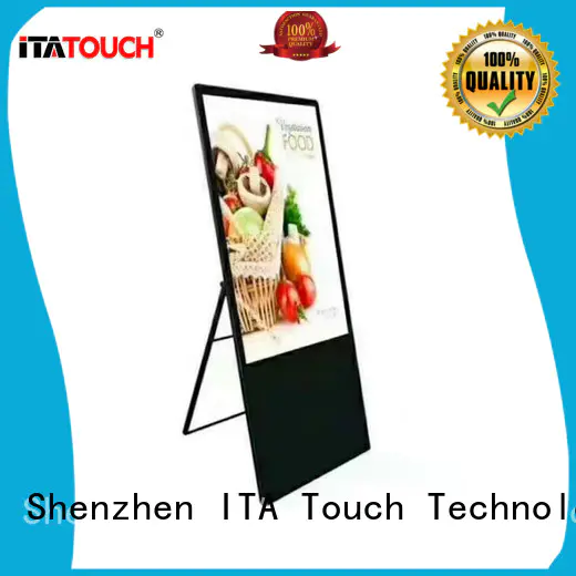 ITATOUCH poster totem display use for company