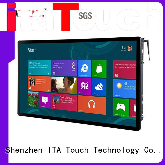 signage media document ITATOUCH Brand touch screen video wall