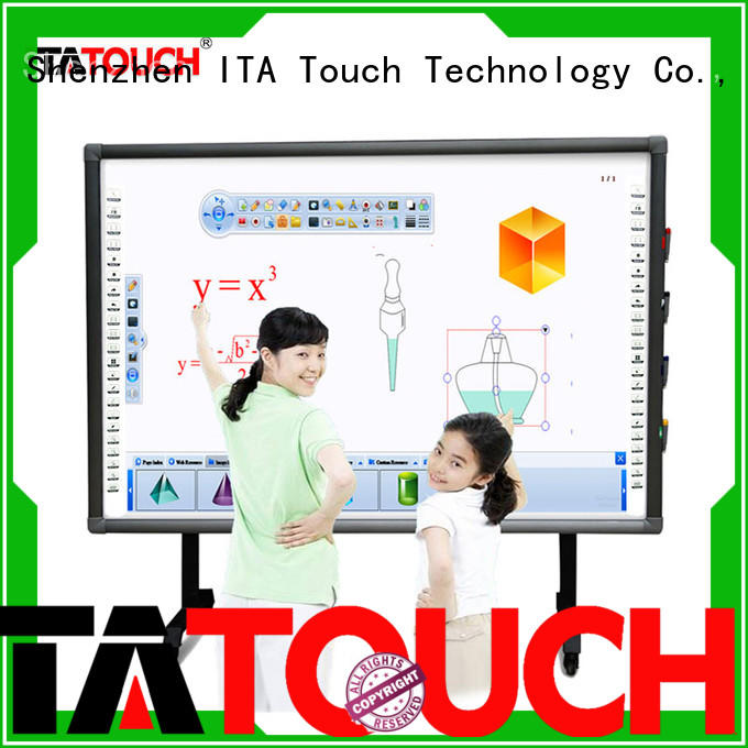 portable laser touch screen video wall flip ITATOUCH