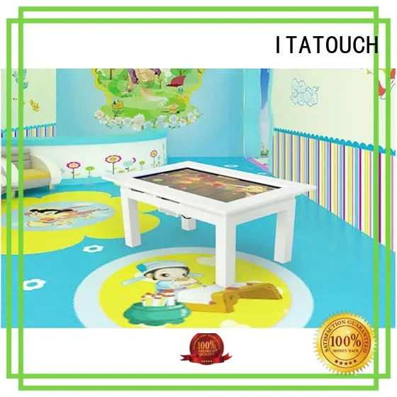 interactive touch screen table for sale led table for education