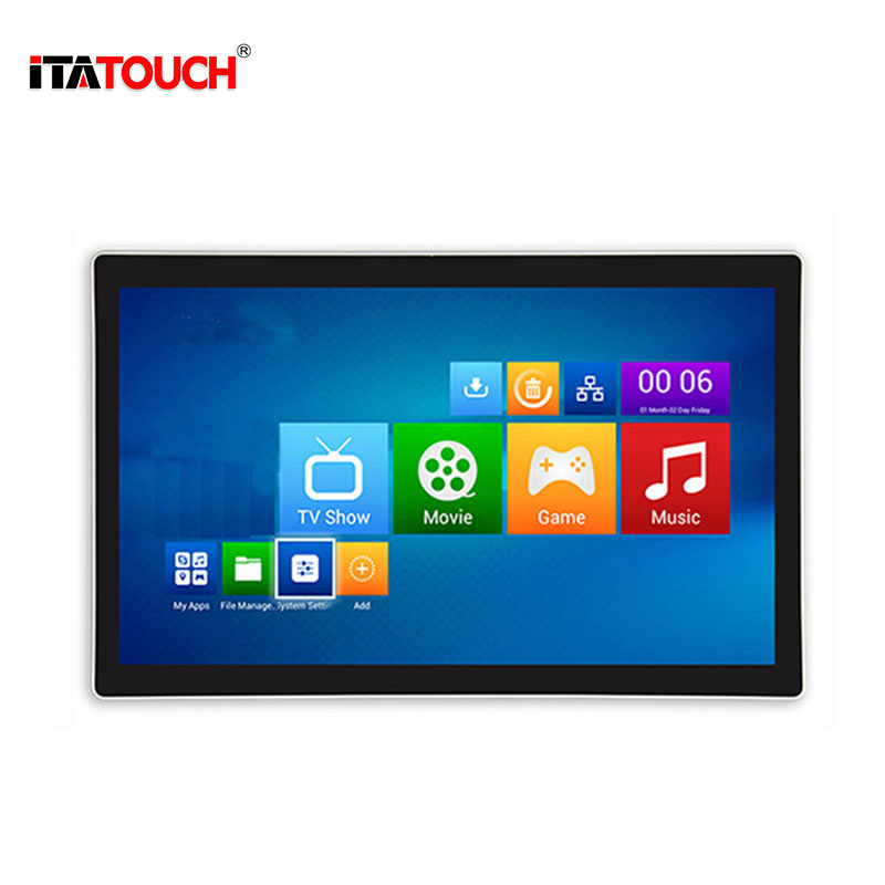 ITATOUCH Floor Totem Indoor Horizontal / Vertical Android LAN Network Digital Media Player Display Indoor Advertising Display image9