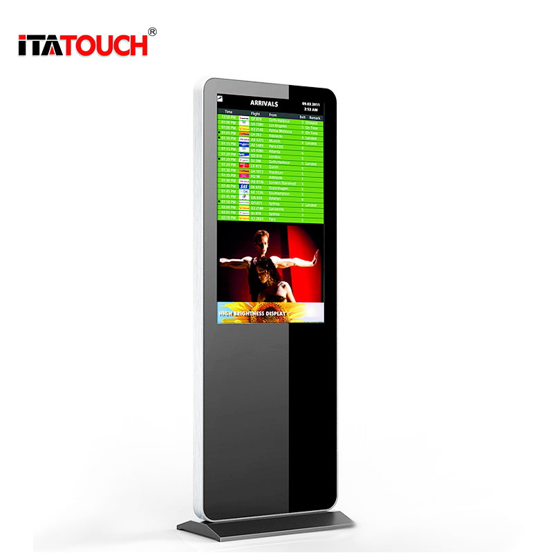 ITATOUCH Floor Stand Totem LCD Information Digital Signage Display Poster Indoor Advertising Display image7