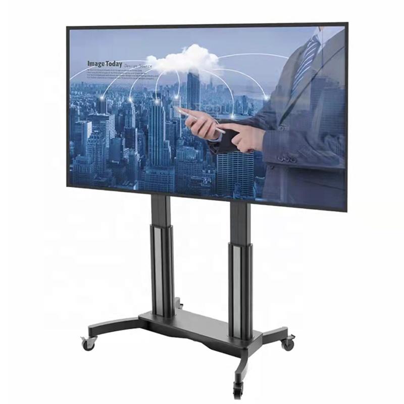 Classical 65 to 98 Inch Electric Motorized Universal TV Lift Cabinet Remote Adjustable Movable Stand