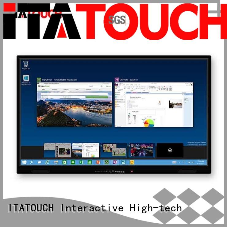 trendy throw touch screen video wall interactive ITATOUCH Brand company