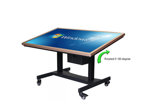 Electrical Auto-lift Stand for Interactive Multi Touch Screen