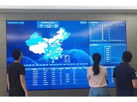 Video Wall with Multi Touch Screen