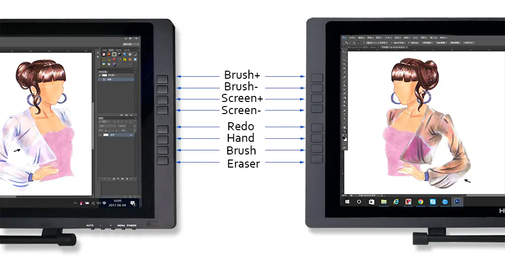 ITATOUCH writing tablet monitor for drawing display for government
