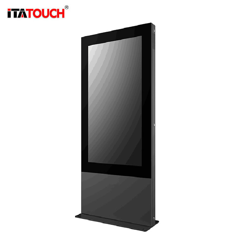 Outdoor Display Floor Stand Totem LCD Customized Digital Signage Player