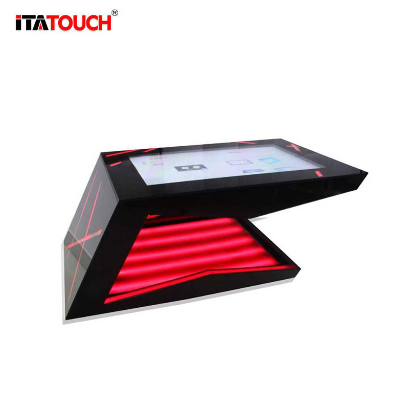 Projected capacitive touch screen interactive table for office conference / meeting