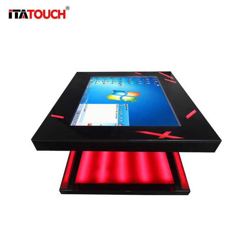 Projected capacitive touch screen interactive table for office conference / meeting