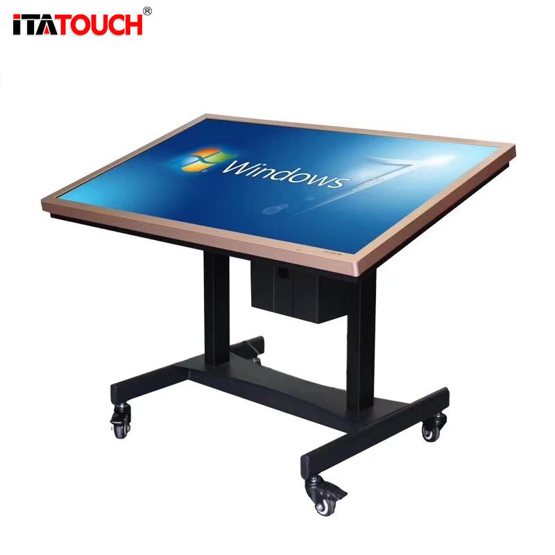 ITATOUCH Electric Lift Flip Bracket Stand for interactive Panel Display Bracket for Interactive Panel image1