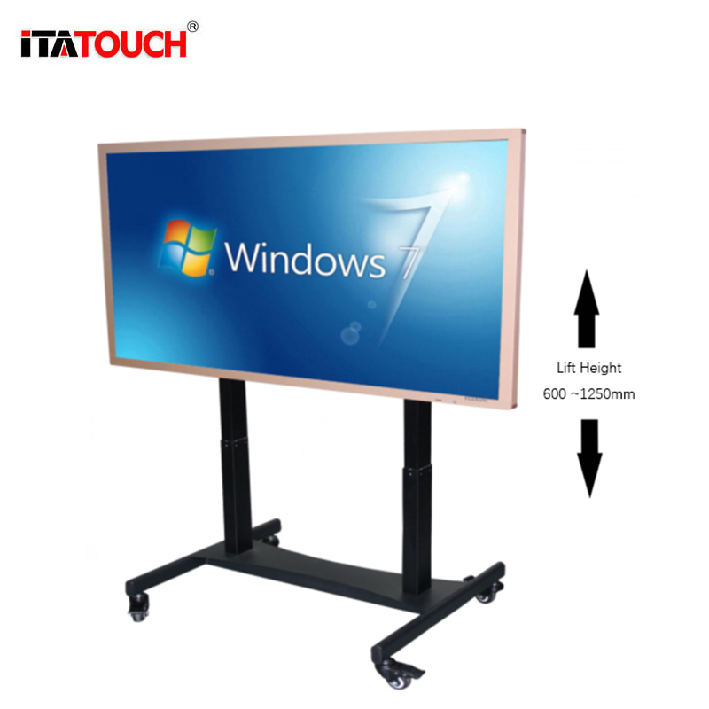 Electric Lift Flip Bracket Stand for interactive Panel Display