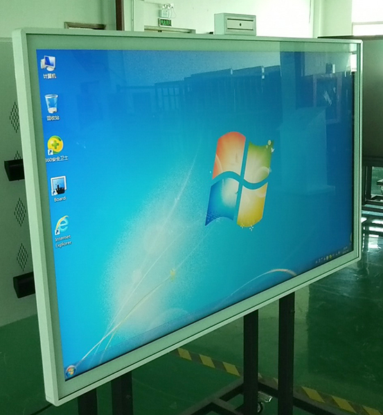 product-OEM supply LCD commerce information display IR finger multi touch screen android OS interact-1