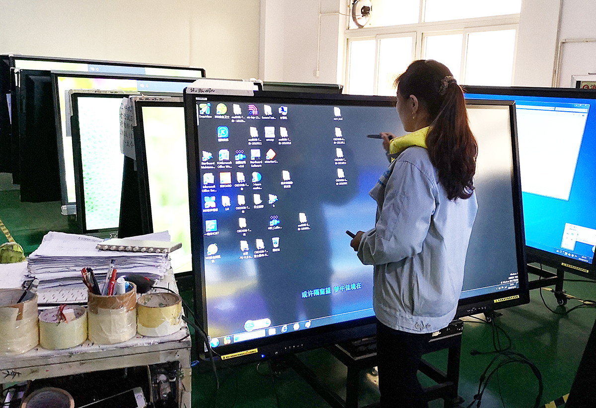 Best 4k touch screen monitor flat suppliers for classroom-13