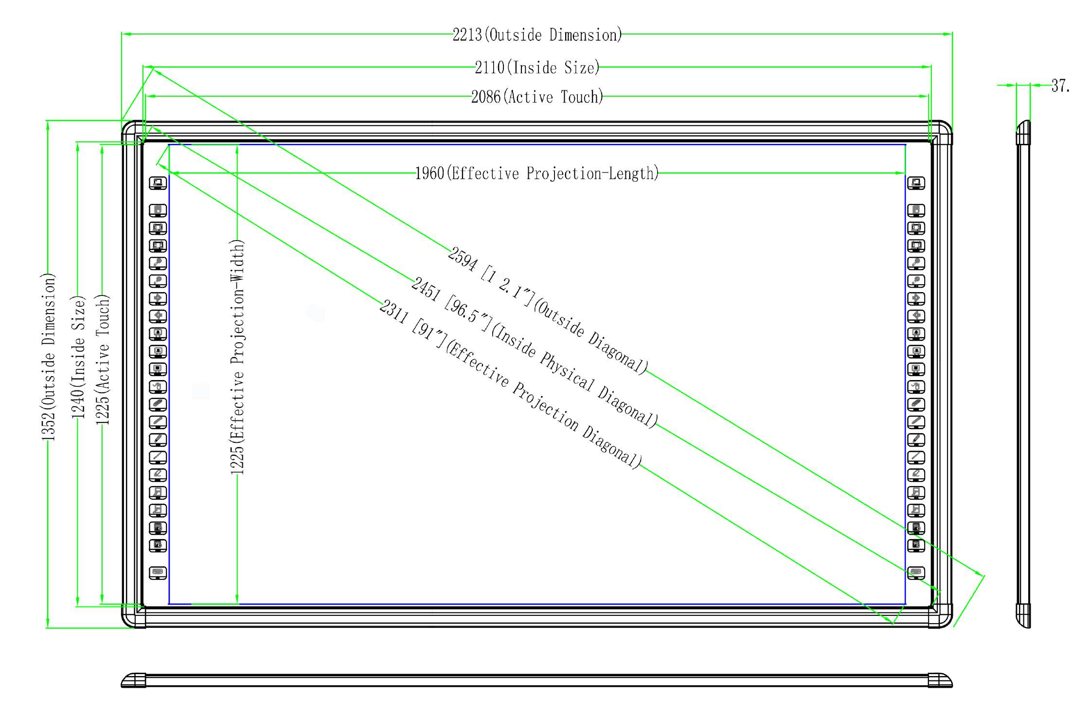 Latest interactive whiteboards in the classroom optical for business for teaching