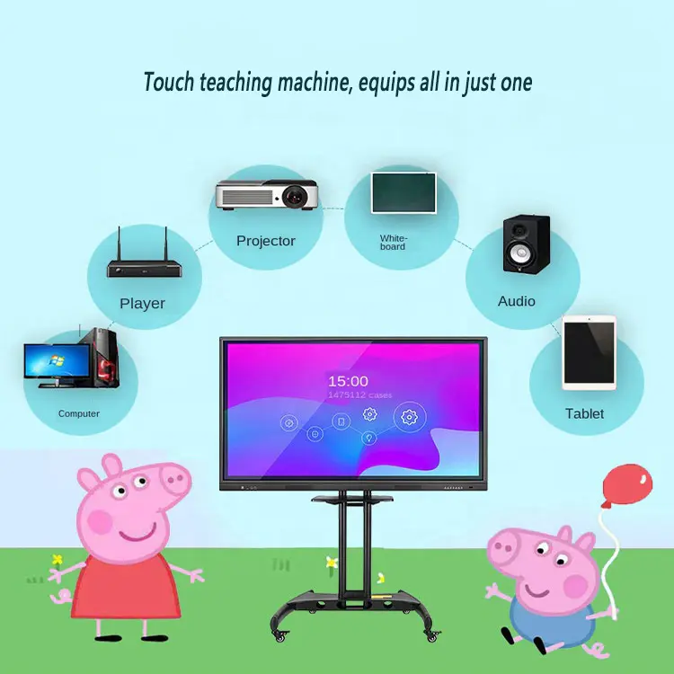 2020 Top 10 Interactive Display Cheap Price Flat Smart screen touch Board TV for Kids School