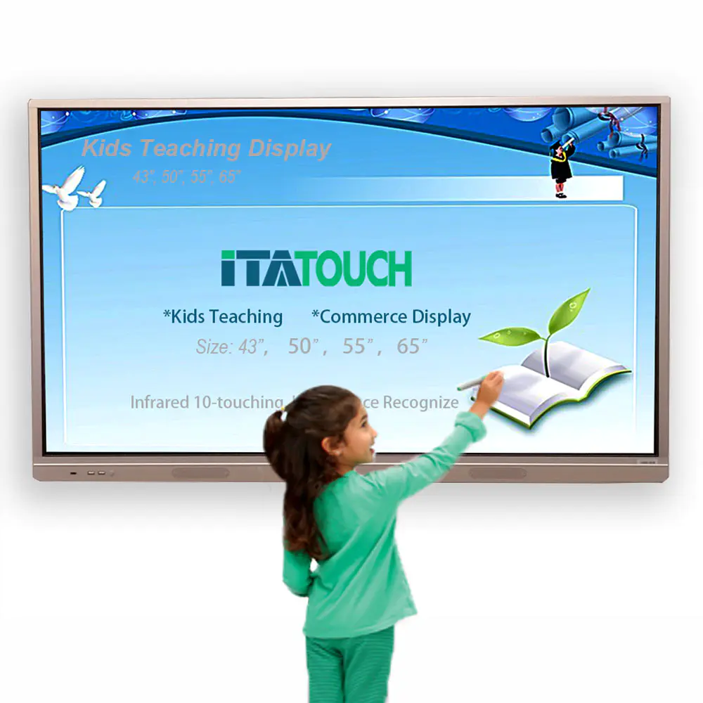 Cheap LCD Smart TV Infrared Whiteboard Interactive Touch Screen Panel For Kids School