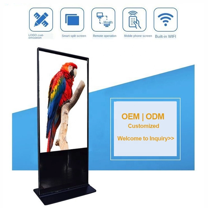 Manufacturer Price Ultra Thin Shell Lcd Digital Signage Display For Indoor Advertising