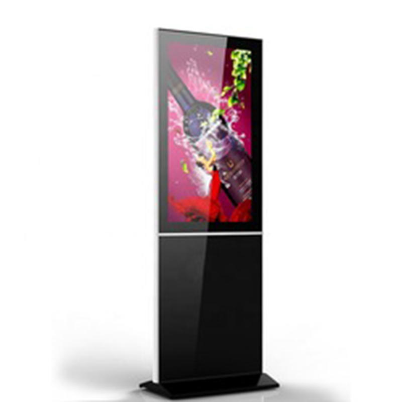 New design advertising player floor stand lcd outdoor display digital signage