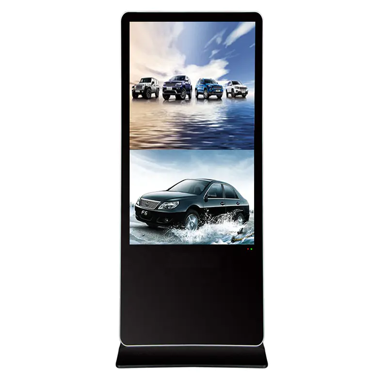 New design advertising player floor stand lcd outdoor display digital signage