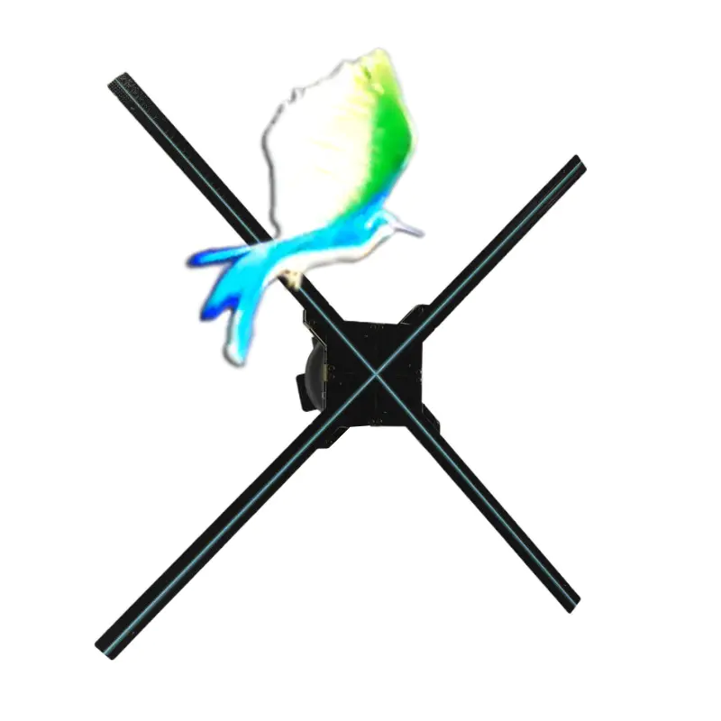 Hot Selling Wholesale 3D New Advertising Equipment Hologram LED Fan With WIFI & APP