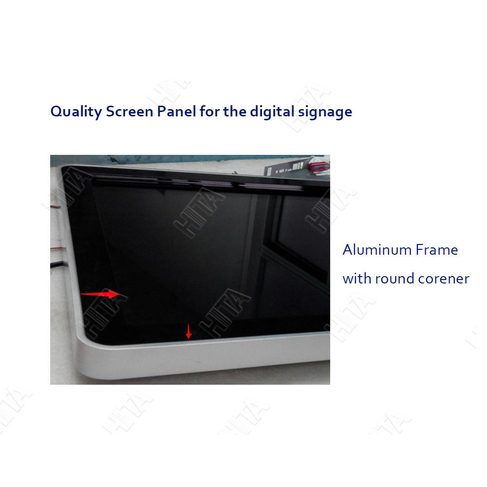 OEM Factory LED tv screen large lcd touch kiosk advertising display screens for station airport