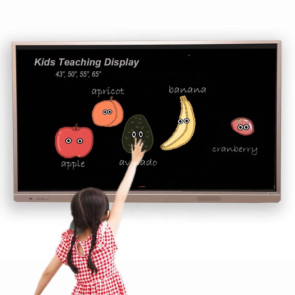 Trendy 2021 Free Android 9.0 OS 4K LED Interactive Smart Touch E Boards Display Panels Flat Panel Whiteboard Price 65 75 86