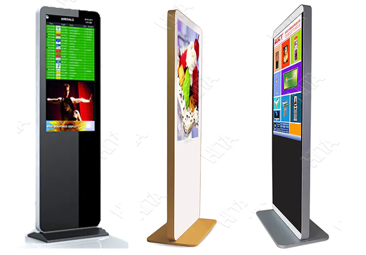 Vertical Ad Floor Stand Advertising Tv Wifi Media Player Led Digital Signage Display Monitor Hot Sellers Multi Inch TFT 4GB 1GB