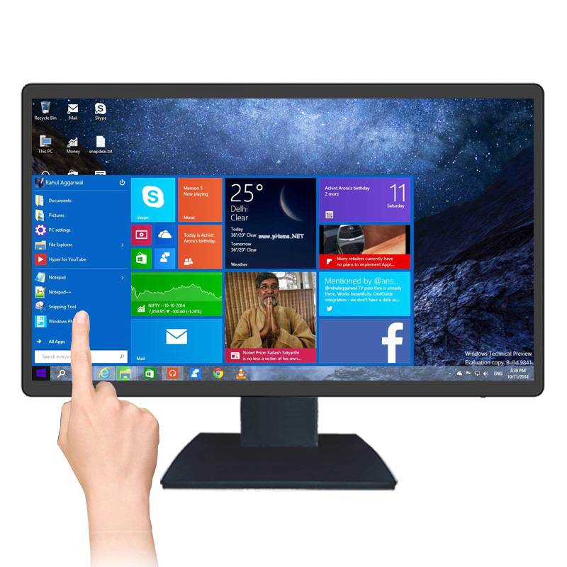 Best Salling 12.1, 13.3, 15.6, 18.5, 21.5 inches screen computer all-in-one machine interactive display touch monitor