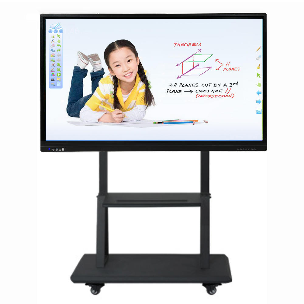 Smart TV Touch Screen Led Interactive White Board for Kids Classroom/meeting/education Factory Prices 86 Inch 3840x2160 4K UHD