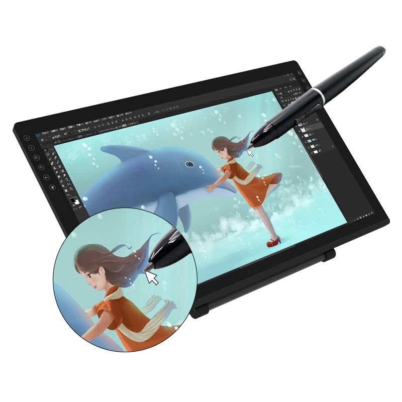 Best 15.6 inch LCD Drawing Screen Graphic Writing Tablet Monitor with Digital Pen with Designer Artist