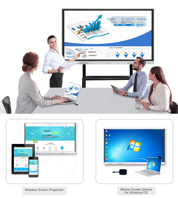 ITATOUCH 55 65 75 86 UHD 4K Screen Monitor multi touch whiteboard interactive flat panels wholesale smart board for sale