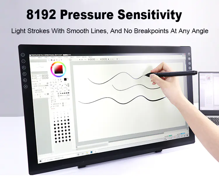 Drop Shipping 21.5 Pro HD Screen Graphics Drawing Digital Pen Pad Tablet Monitor