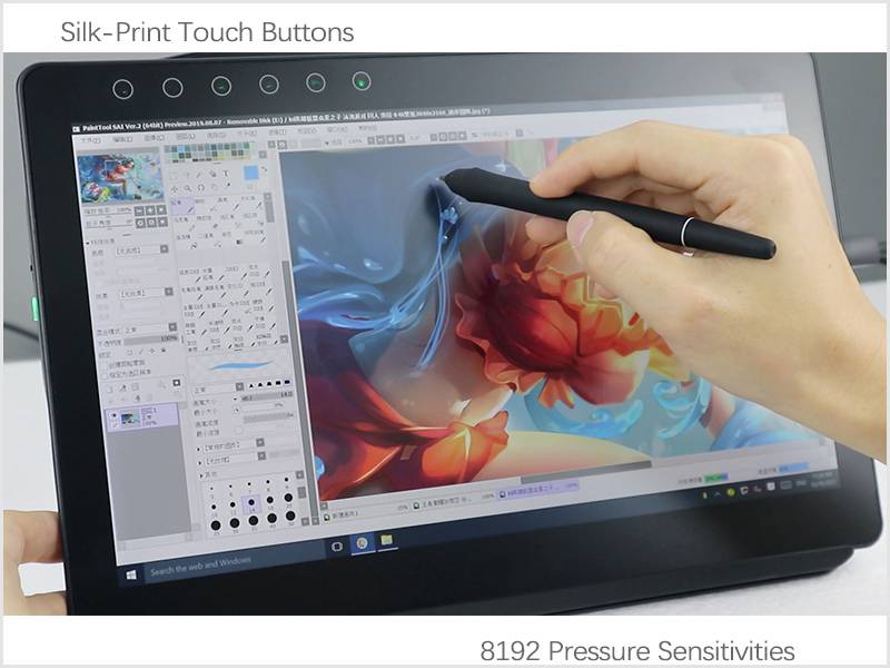 Best Selling 8192 Prssure Pen Tablet HDMI Drawing Digital HD IPS Screen Panel Monitor For Artist Designer Painting