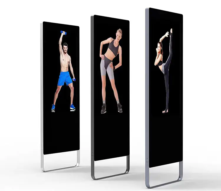 Best Sale LCD Screen Fitness Digital Magic Gym Indoor Workout Interactive Full Body Kiosk Smart Magic Display LED Mirror