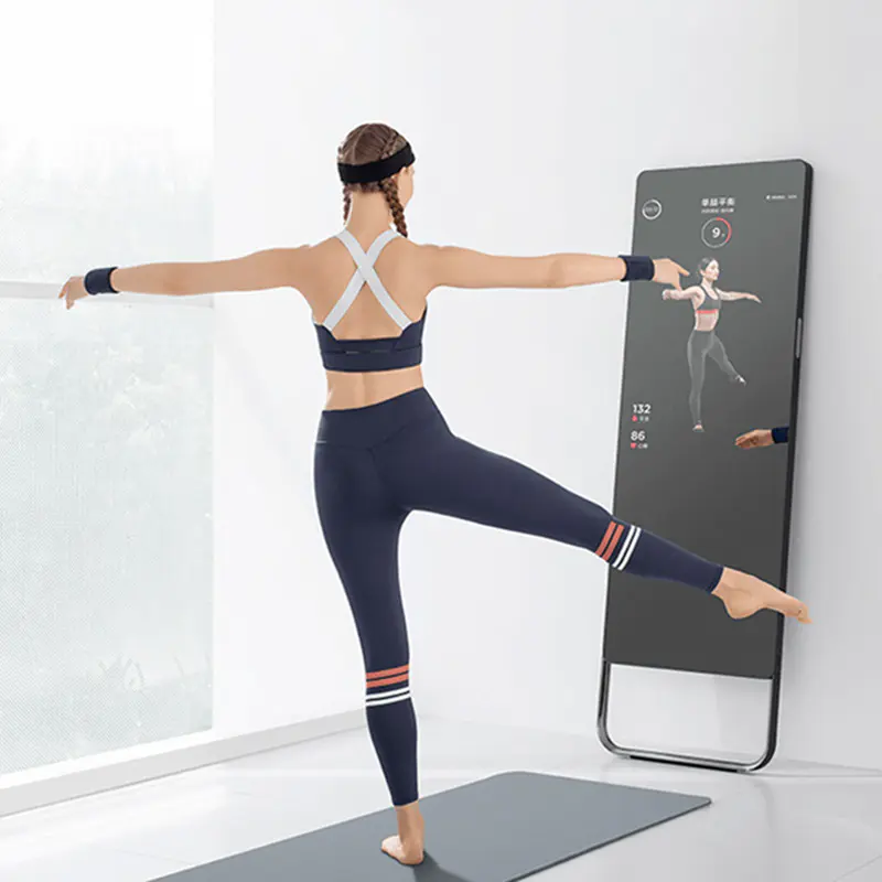 Hot Sale Price Magic Exercise Vertical Office Makeup Wall Gym Tonal Android Smart Fitness Mirror With Camera