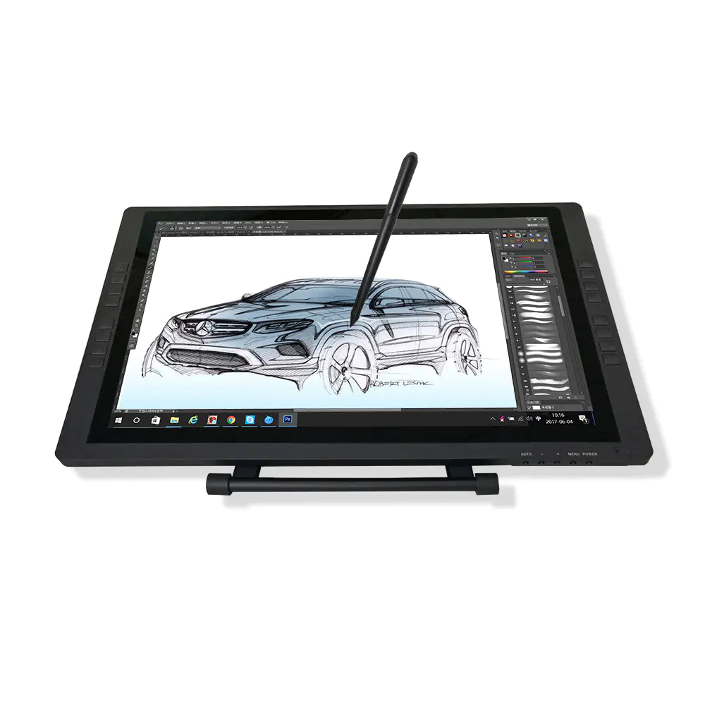 Popular Graphic Tablet 2 x 8 Shortcut Buttons 8192 Level Pressure Drawing Tablet Monitor For Designers