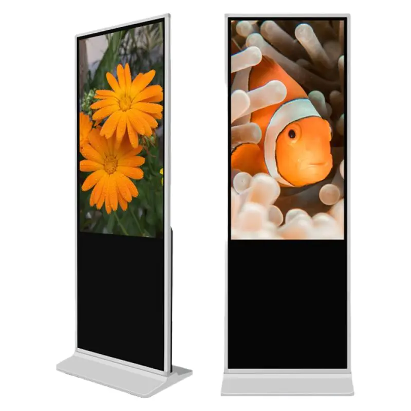 Customization Restaurant & Hotel Supplies Rotating 55inch Lcd Storefront Digital Signage 75 Inch