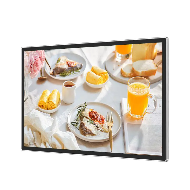 Video Wall Screen Android Wifi Lcd Digital Signage Eco-friendly Kiosk Video Advertising 21.5 Inch Black Hanging SDK 4GB 30000
