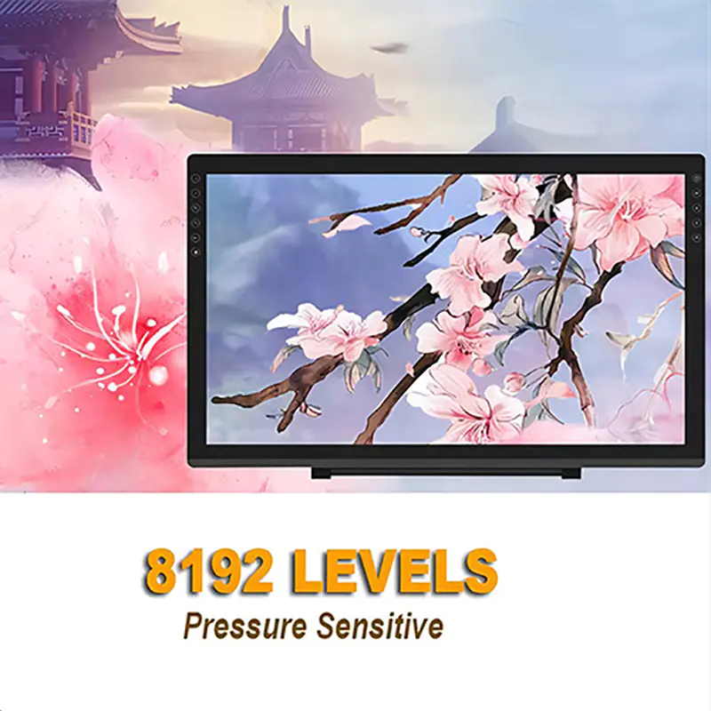 Factory 8192 Pressure Drawing Tablet Lcd Display Graphic Tablet Touch Pen Monitor21.5inch Digital Pen Table Monitor