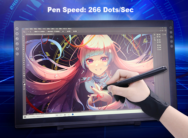 China Factory 21.5inch Digital Pen Table Monitor 8192 Pressure Drawing Tablet Lcd Display Graphic Tablet Touch Pen Monitor