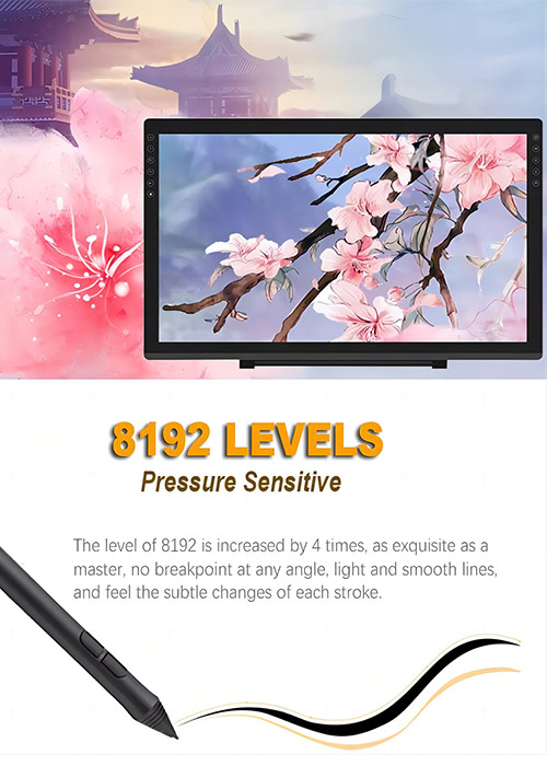 product-Factory 8192 Pressure Drawing Tablet Lcd Display Graphic Tablet Touch Pen Monitor215inch Dig-1